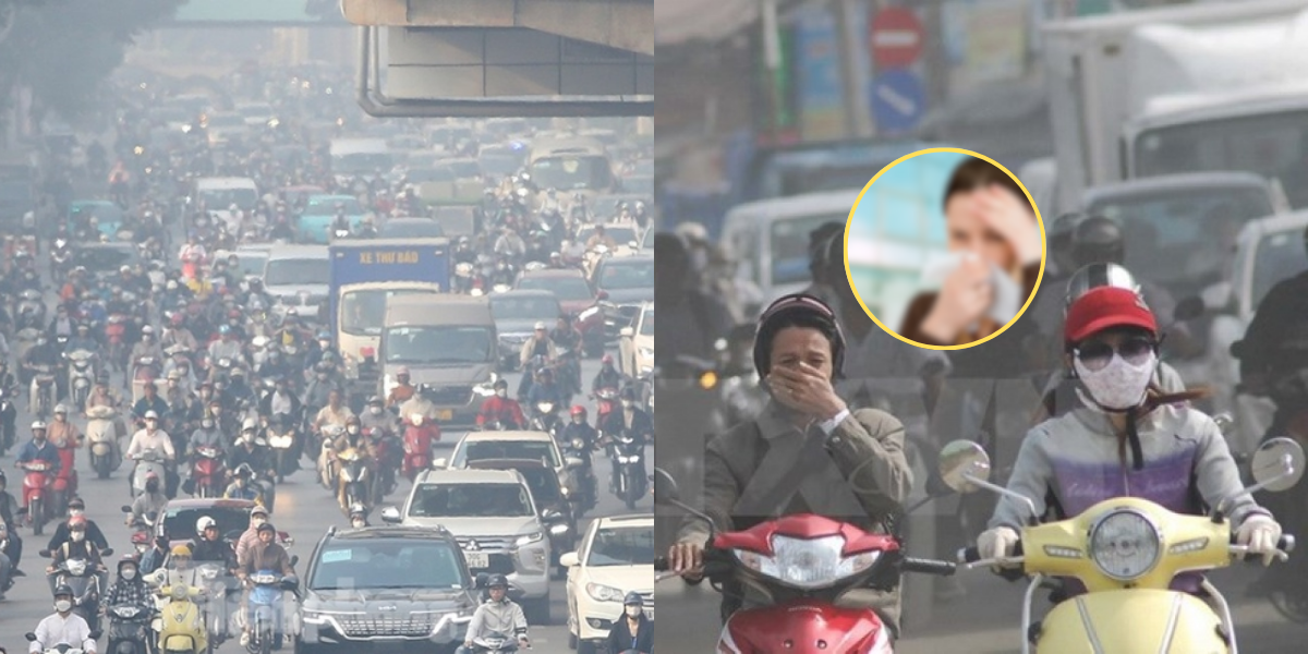 Chỉ số AQI Hà Nội ngày 12/12 đạt mức tím, cơ quan chức năng phát đi thông báo tới người dân