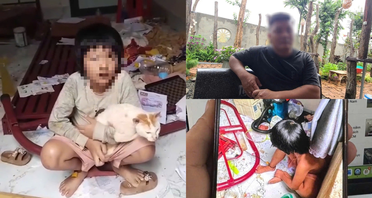 Thêm thông tin sốc vụ cha xích chân 2 con trong phòng, rõ lý do các con phải ăn cắp đồ của người dân