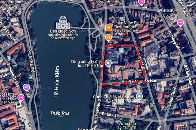 Lý do 1 hộ dân được đền bù hơn 400 tỷ để đi dời làm quảng trường, công viên phía đông hồ Hoàn Kiếm