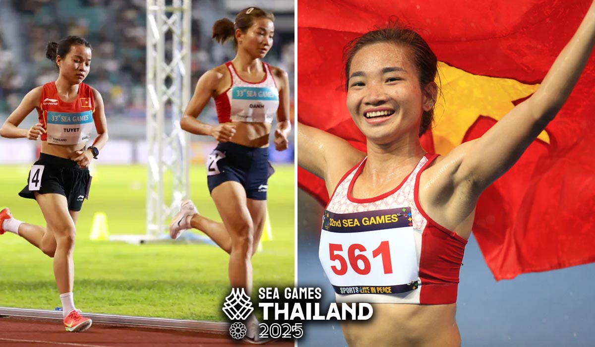 \'Vô đối\' trên đường chạy 5000m, điền kinh Việt Nam lập kỷ lục khó tin ở kỳ SEA Games thứ 5 liên tiếp