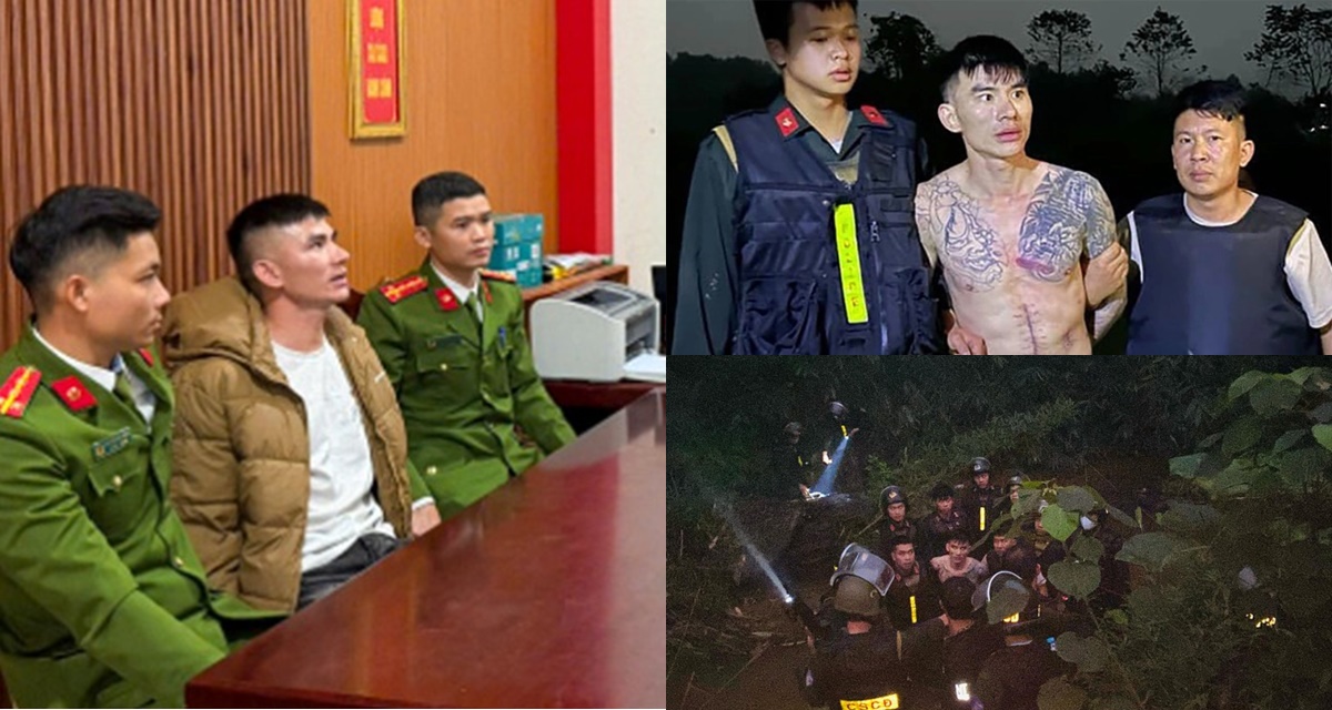 Phạm nhân nguy hiểm trốn trại hơn 200 ngày đã bị bắt, lời khai hé lộ hành trình lẩn trốn đầy tinh vi