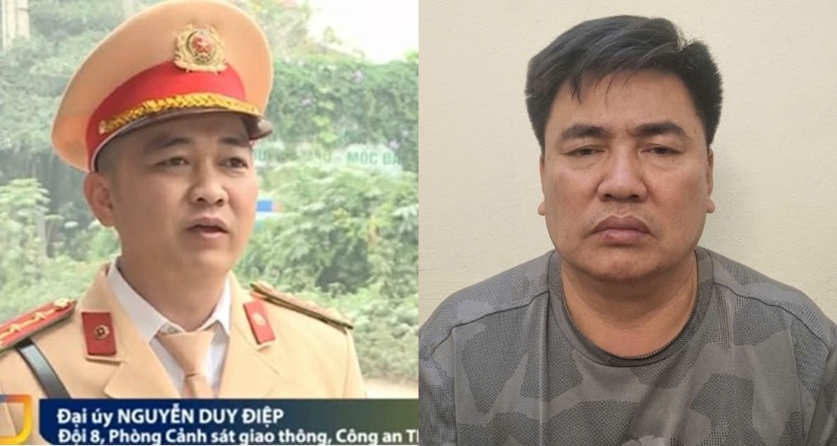 Cuộc hội thoại của đại úy CSGT và gã đàn ông trước khi bị đẩy vào đầu xe tải, thoát chết nhờ 1 hành động