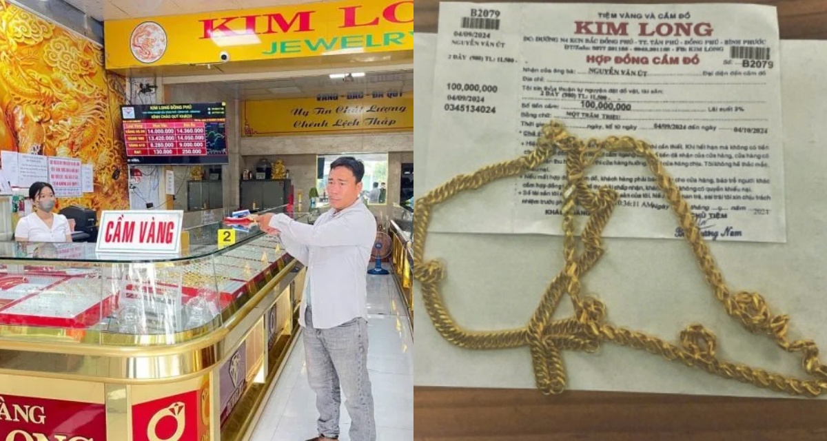 Khởi tố đối tượng mang v&agrave;ng giả đi cầm cố nhiều lần, thủ đoạn tinh vi khiến tiệm v&agrave;ng thiệt hại nặng 