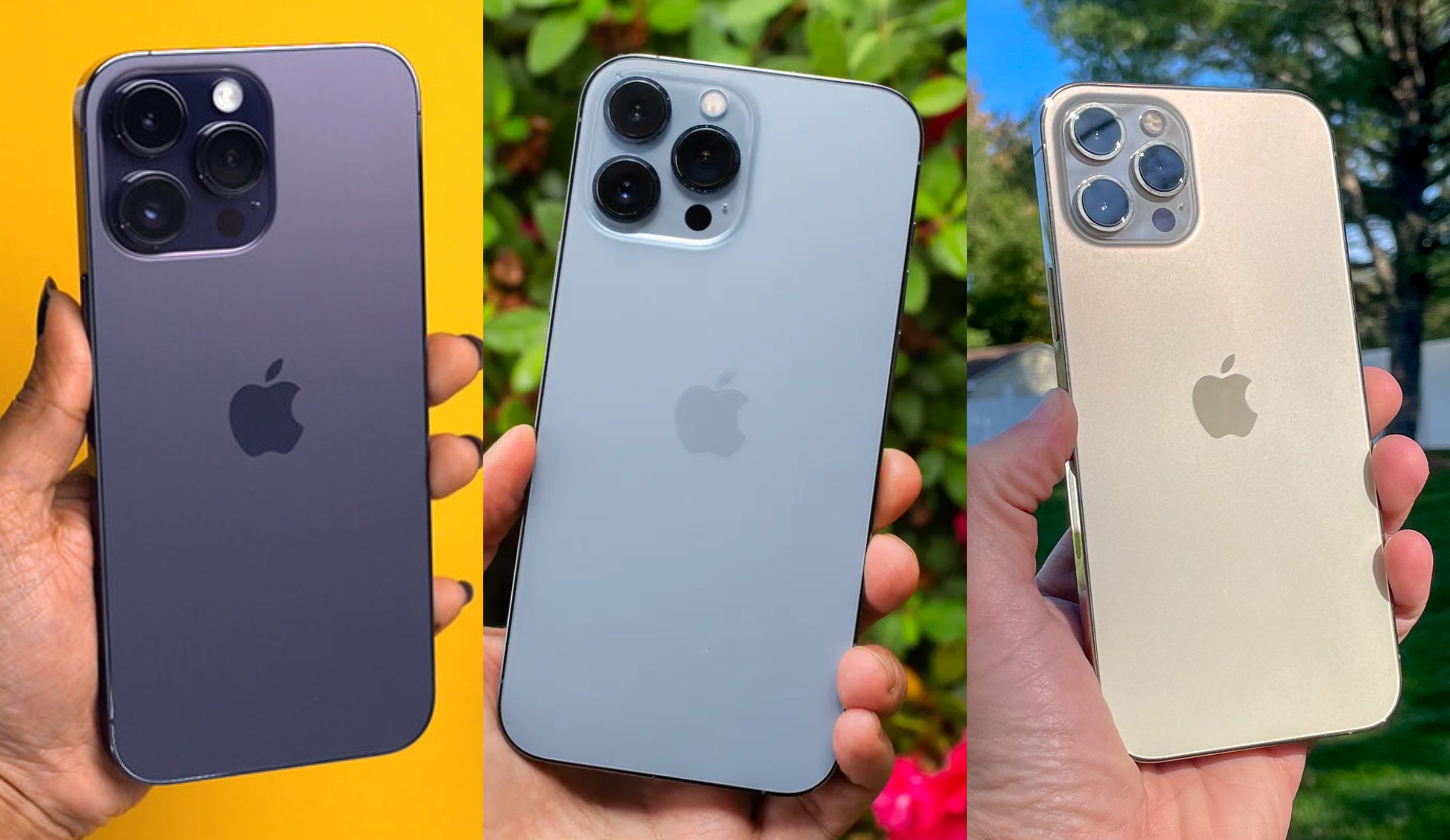 Bộ 3 iPhone Pro Max gi&aacute; rẻ Việt Nam: iPhone 12 Pro Max, iPhone 13 Pro Max, iPhone 14 Pro Max