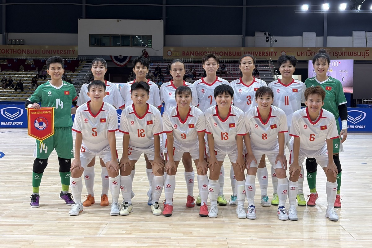 Bảng xếp hạng futsal nữ SEA Games 33: ĐT Việt Nam độc chiếm ngôi đầu, hẹn Thái Lan ở Chung kết