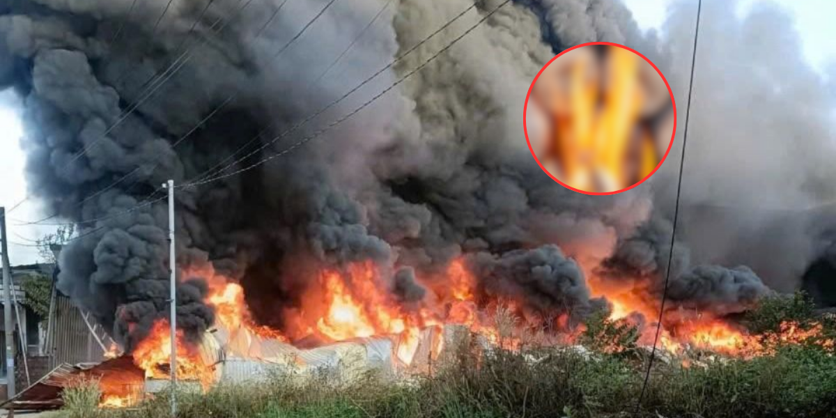 Hiện trường kinh hoàng vụ cháy công ty gỗ ở TPHCM, khu vực nhà xưởng xuất hiện vật liệu dễ cháy