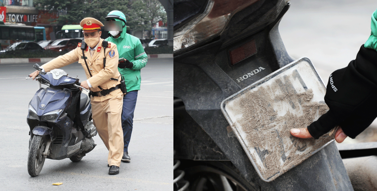 Mu&ocirc;n v&agrave;n c&aacute;ch &lsquo;n&eacute;&rsquo; camera AI ở H&agrave; Nội: C&oacute; t&agrave;i xế d&ugrave;ng c&aacute;t, xi măng hoặc b&atilde; kẹo cao su để che