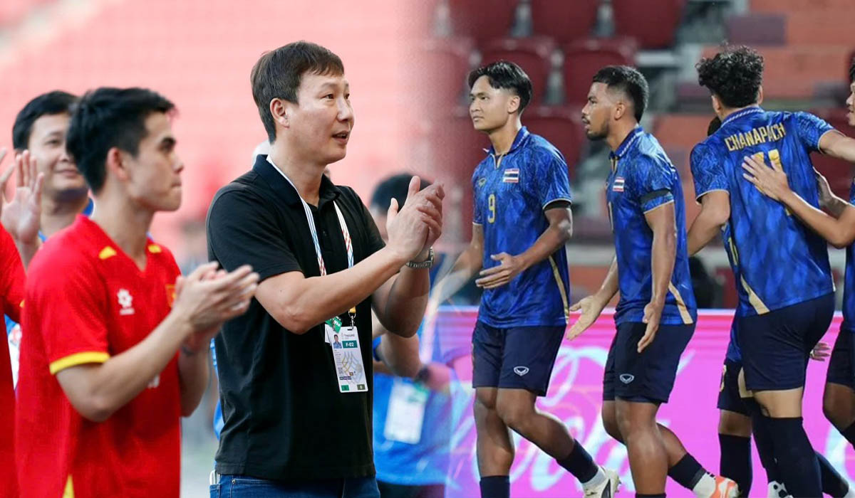 HLV Kim Sang-sik sở hữu th&agrave;nh t&iacute;ch hiếm c&oacute;, U22 Việt Nam khiến Th&aacute;i Lan \'vỡ mộng\' HCV SEA Games 33?