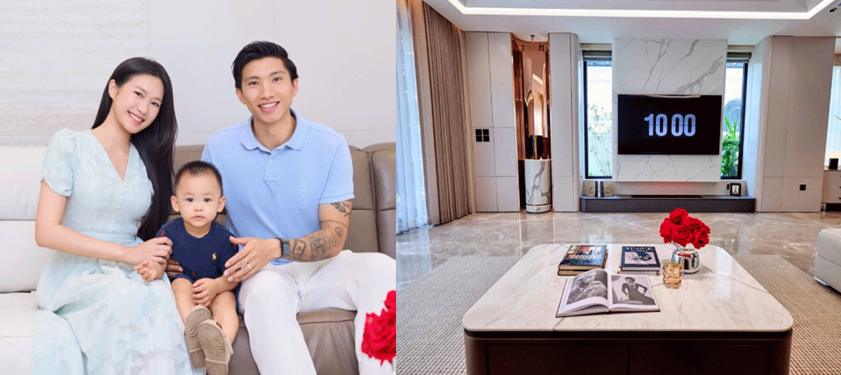 Cận cảnh biệt thự 4 tầng sang xịn mịn của Đo&agrave;n Văn Hậu - Do&atilde;n Hải My: Ai đến nh&agrave; cũng tấm tắc khen