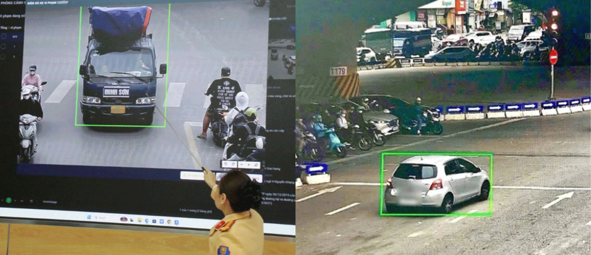 Clip CSGT t&igrave;m ra lỗi vi phạm qua camera AI: Truy vết được to&agrave;n bộ lộ tr&igrave;nh trước đ&oacute; của xe vi phạm