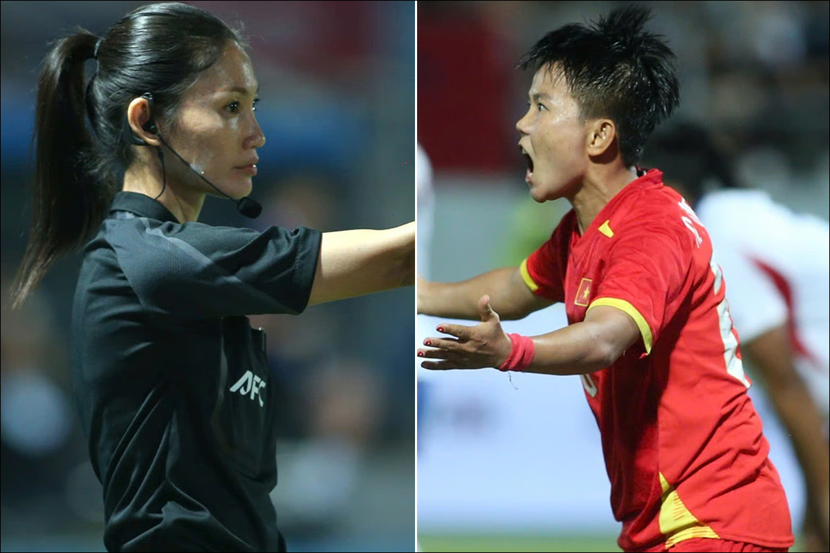 Bất ngờ trước th&acirc;m ni&ecirc;n l&agrave;m việc của trọng t&agrave;i khiến ĐT nữ Việt Nam &ocirc;m hận tại CK SEA Games 33