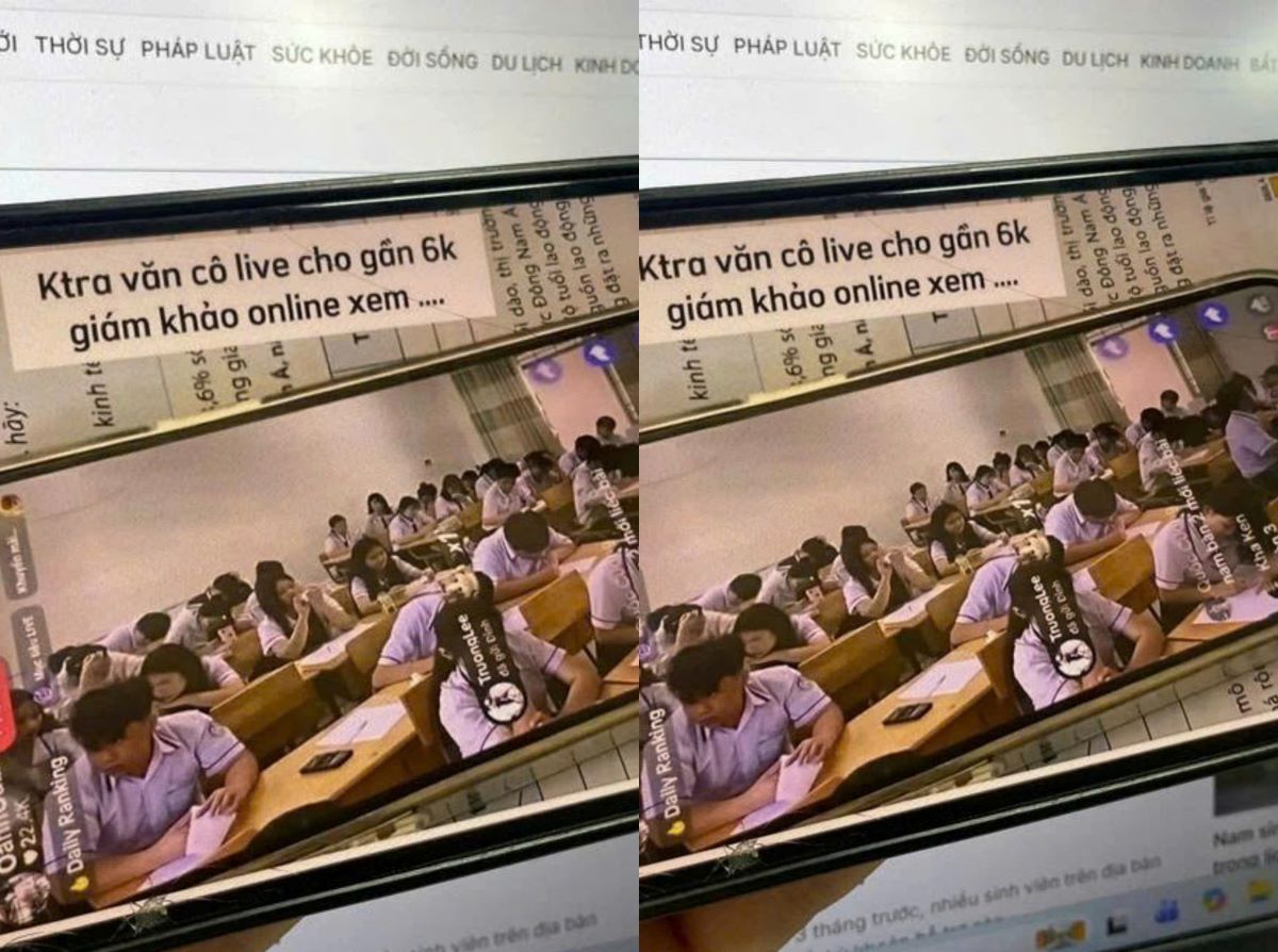 C&ocirc; gi&aacute;o livestream học sinh l&agrave;m b&agrave;i thi để &lsquo;c&acirc;u view&rsquo;: Nh&agrave; trường n&oacute;i g&igrave;?