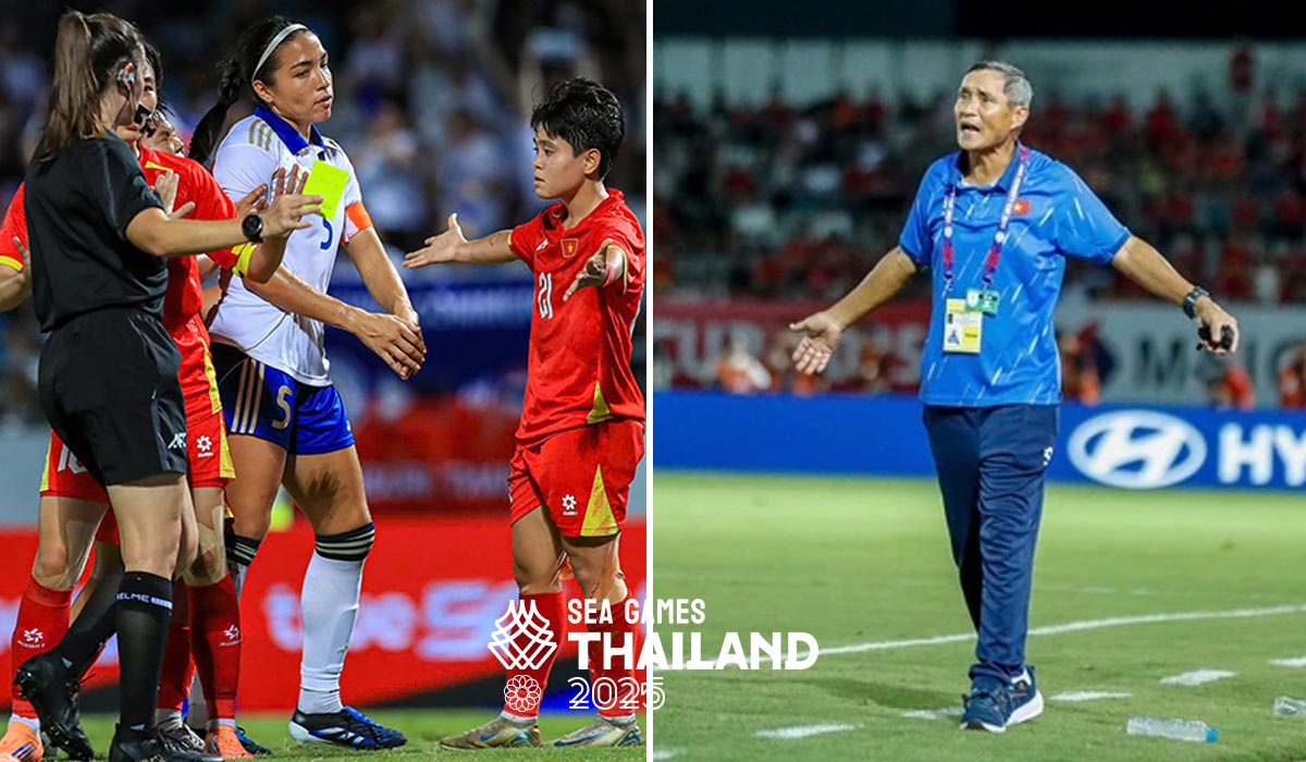 ĐT nữ Việt Nam lỡ HCV đ&aacute;ng tiếc, HLV Mai Đức Chung n&oacute;i thẳng 1 điều về trọng t&agrave;i SEA Games 33