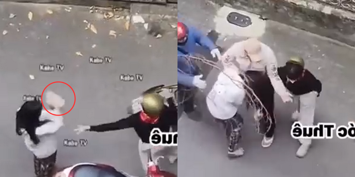 Phẫn nộ clip nữ sinh bị h&agrave;nh hung, &eacute;p quỳ chỉ v&igrave; xin lại g&oacute;i h&agrave;ng 400.000 đồng