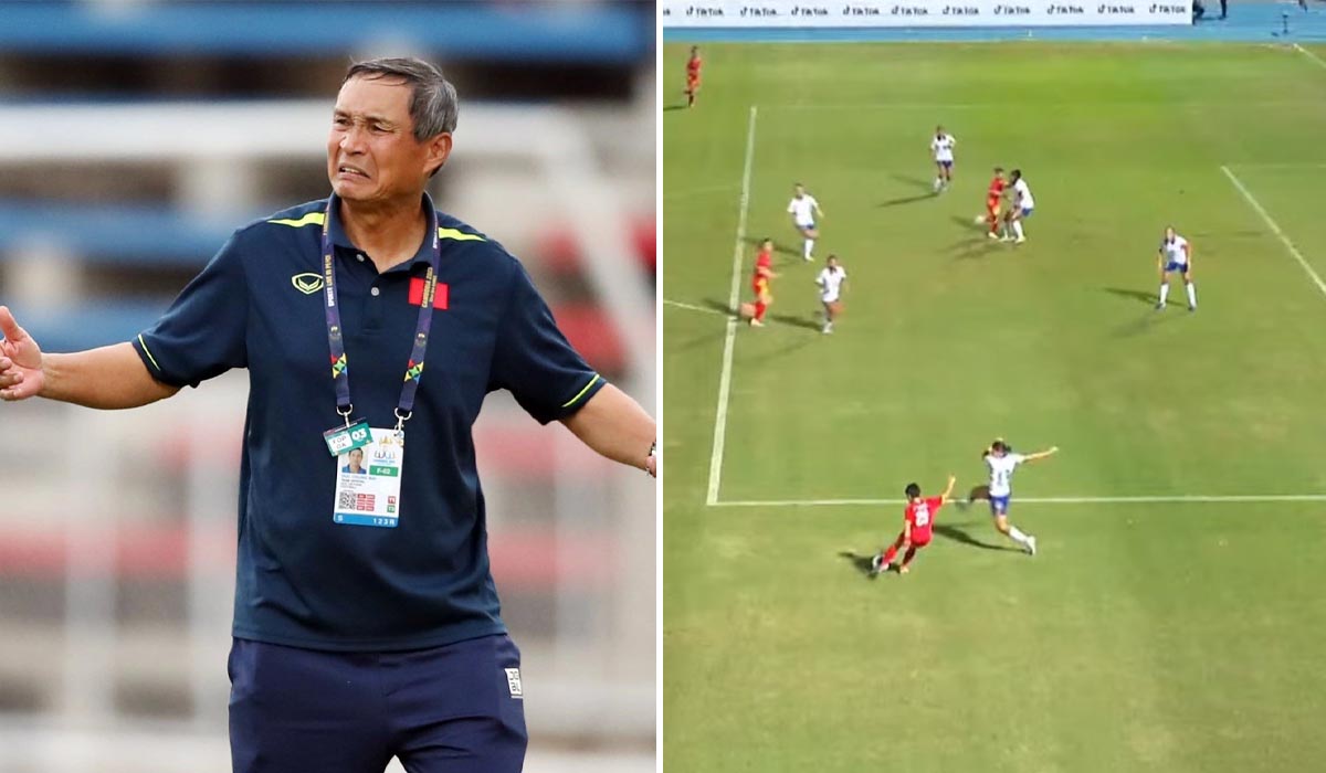 Trọng t&agrave;i mắc lỗi nghi&ecirc;m trọng, ĐT nữ Việt Nam mất oan b&agrave;n thắng trận chung kết SEA Games 33