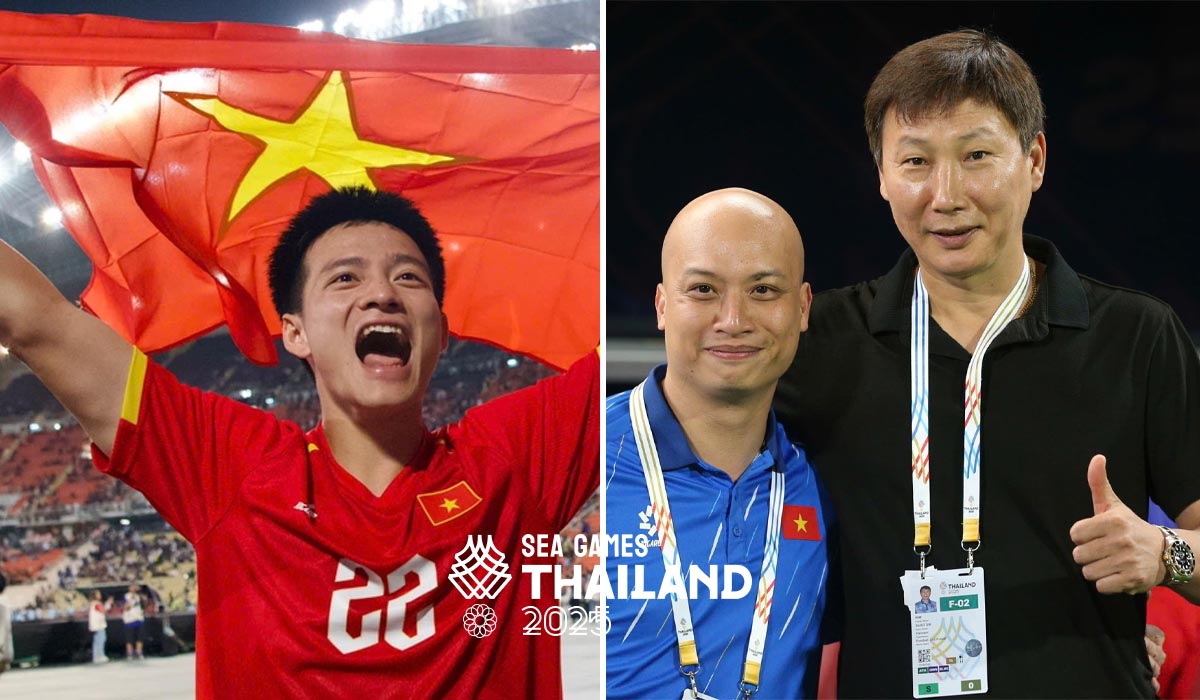 Gi&uacute;p Việt Nam gi&agrave;nh c&uacute; ăn ba, HLV Kim Sang Sik đi v&agrave;o lịch sử Đ&ocirc;ng Nam &Aacute; với kỷ lục chưa từng c&oacute;