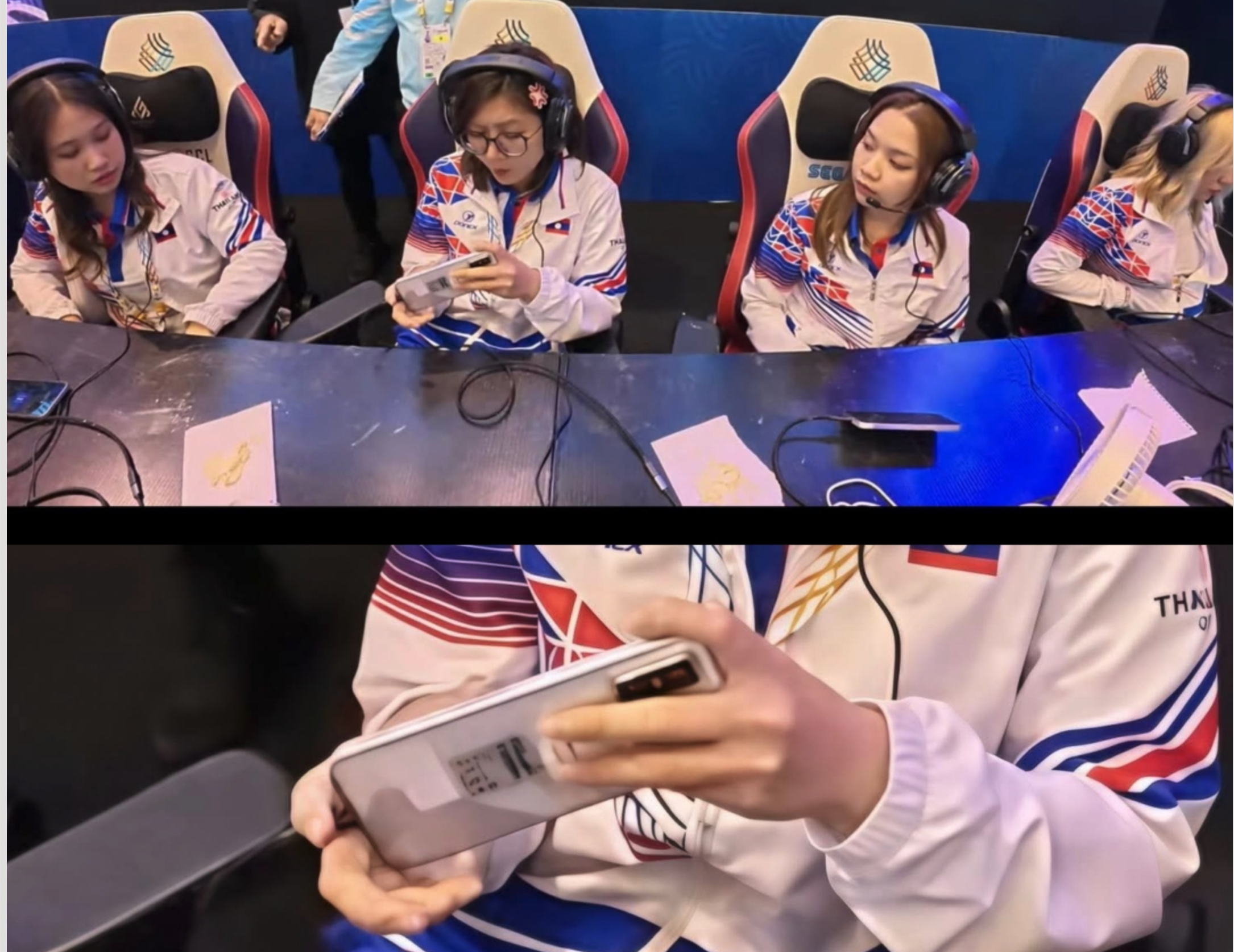 C&aacute;c tuyển thủ eSport Li&ecirc;n Qu&acirc;n Mobile tại SEA Games 33 đ&atilde; sử dụng điện thoại g&igrave;?