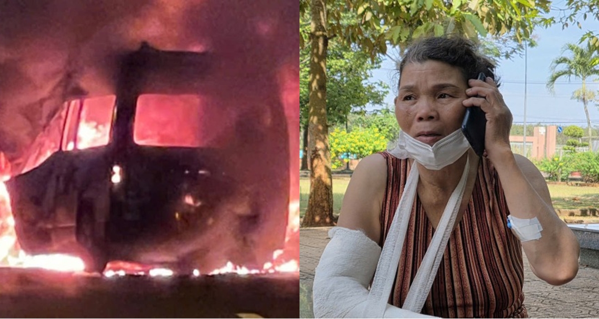 Nạn nh&acirc;n sống s&oacute;t vụ xe cứu thương đ&acirc;m xe đầu k&eacute;o kể cảnh tho&aacute;t nạn trong t&iacute;ch tắc, chứng kiến 2 người th&acirc;n bị lửa thi&ecirc;u