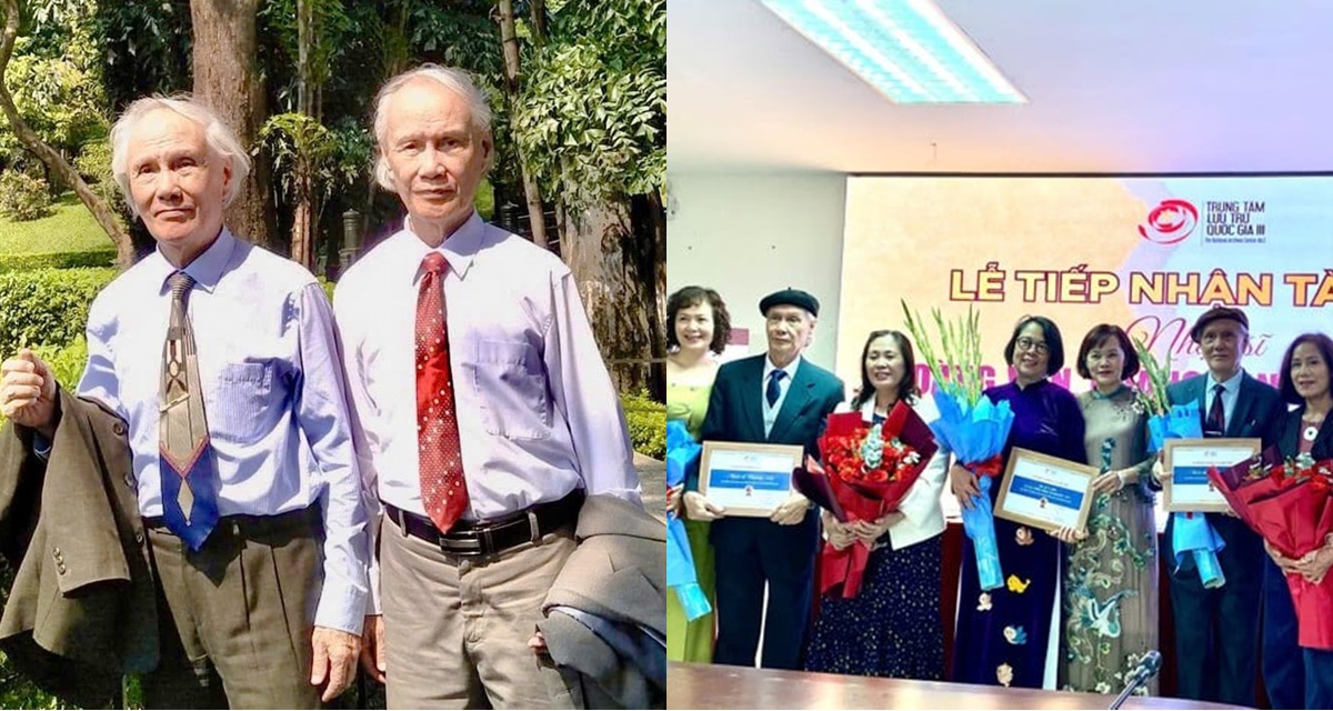 Cặp nhạc sĩ song sinh duy nhất của Việt Nam c&ugrave;ng nhận giải thưởng Nh&agrave; nước, s&aacute;ng t&aacute;c hơn 700 ca kh&uacute;c