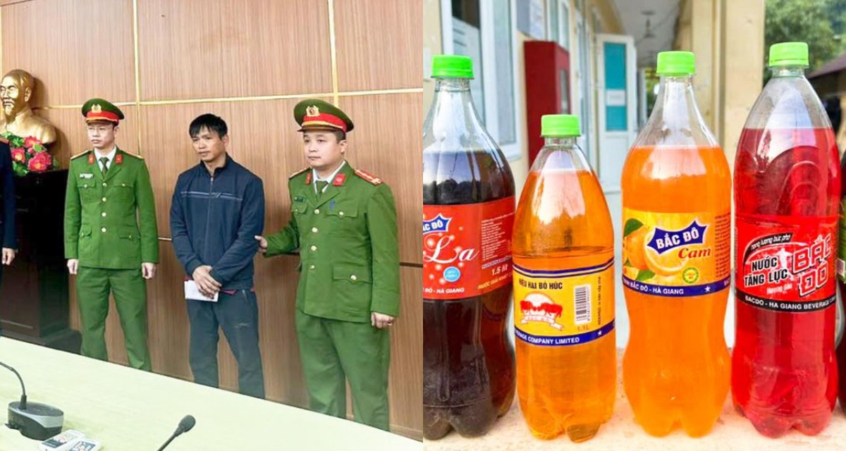 Phanh phui đường d&acirc;y sản xuất nước giải kh&aacute;t giả b&aacute;n l&ecirc;n v&ugrave;ng cao, C&ocirc;ng an Tuy&ecirc;n Quang bắt giữ đối tượng cầm đầu lớn