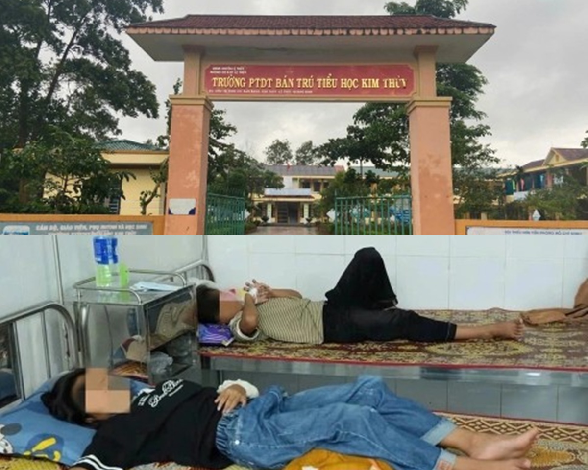 Hiệu trưởng, hiệu ph&oacute; trường c&oacute; 40 học sinh nghi ngộ độc bị c&aacute;ch chức: L&atilde;nh đạo x&atilde; l&ecirc;n thay thế?