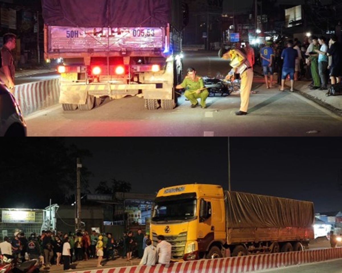 TP.HCM: Danh t&iacute;nh hai thiếu ni&ecirc;n tử vong do bị cuốn v&agrave;o gầm xe tải, nhiều người b&agrave;ng ho&agrave;ng