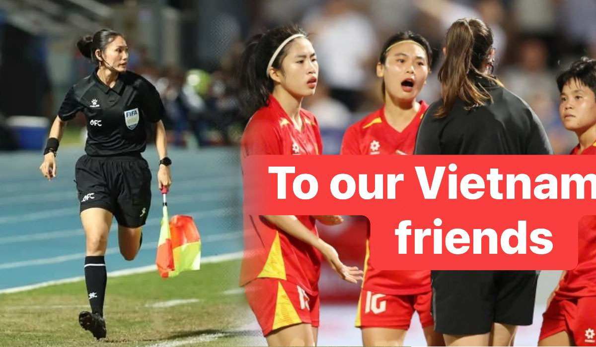 Đội b&oacute;ng Philippines ủng hộ ĐT nữ Việt Nam, \'vạch trần\' sai lầm nghi&ecirc;m trọng của trọng t&agrave;i SEA Games 33