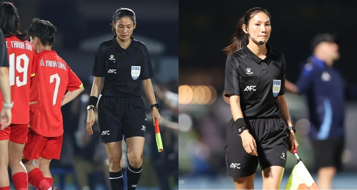 Nữ trọng t&agrave;i &lsquo;cướp trắng&rsquo; b&agrave;n thắng, khiến ĐT nữ Việt Nam thua trước Philippines nhận kết đắng