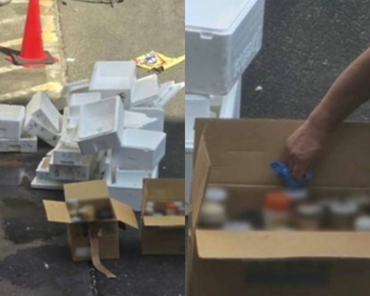 Vụ việc thu h&uacute;t dư luận quốc tế: Ph&aacute;t hiện nhiều chai nhựa nghi nội tạng người ở chợ đầu mối