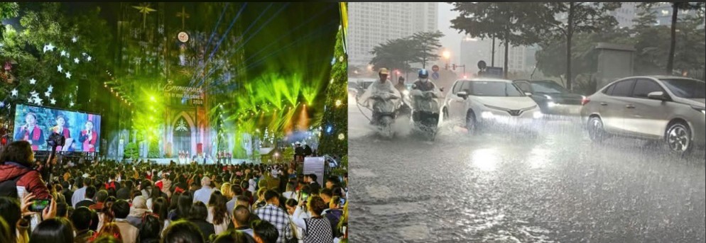 Dự b&aacute;o thời tiết trong ng&agrave;y Noel 24/12 tr&ecirc;n cả nước: Nam Bộ c&oacute; mưa to, H&agrave; Nội se lạnh