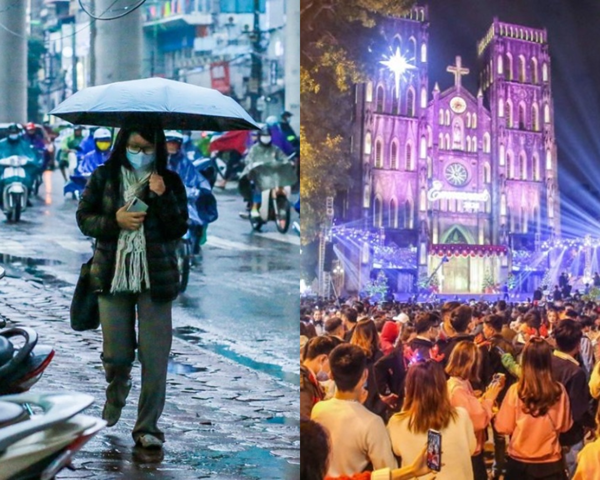 Dự b&aacute;o thời tiết h&ocirc;m nay 24/12: Khu vực H&agrave; Nội lạnh v&agrave; mưa từ đ&ecirc;m Noel, thấp nhất bao nhi&ecirc;u độ C?