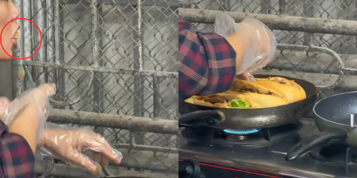 Du kh&aacute;ch người Ph&aacute;p kể lại cảnh nh&acirc;n vi&ecirc;n cho đồ ăn từ miệng v&agrave;o b&aacute;nh m&igrave; ở Ninh B&igrave;nh