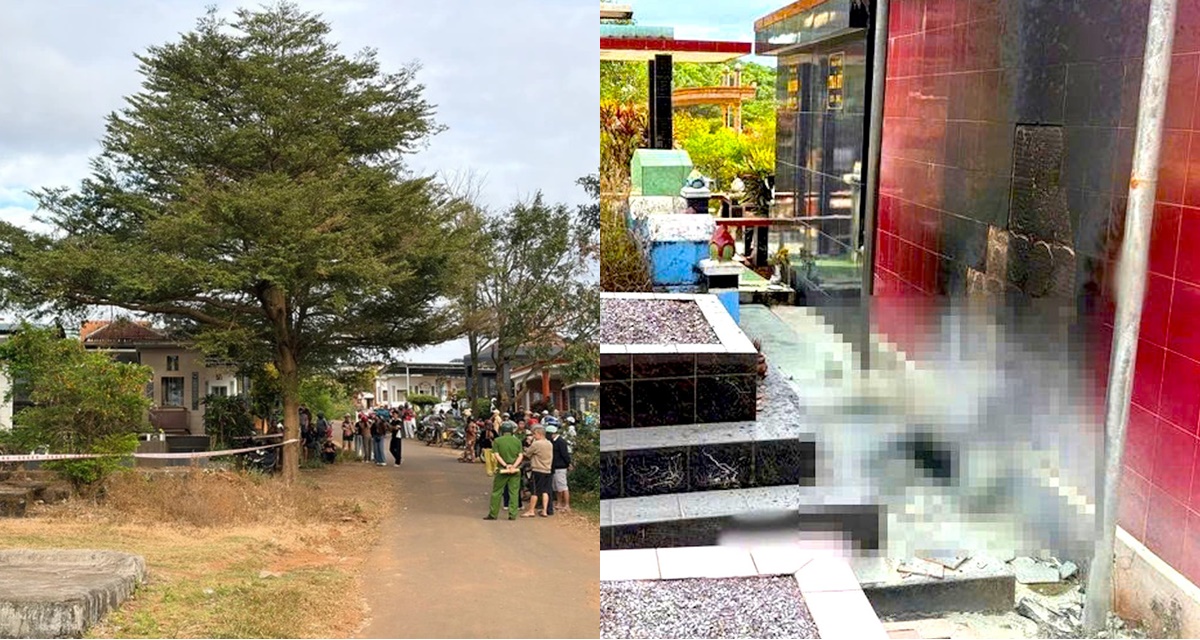 Manh mối đ&aacute;ng ch&uacute; &yacute; vụ thi thể bốc ch&aacute;y dữ dội ở nghĩa trang, tư thế nạn nh&acirc;n khiến nh&acirc;n chứng sửng sốt