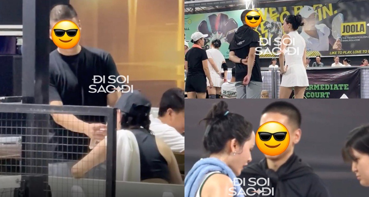 Người đ&agrave;n &ocirc;ng lạ đ&uacute;t cho Hiền Hồ ăn, như h&igrave;nh với b&oacute;ng ở s&acirc;n pickleball đang g&acirc;y x&ocirc;n xao l&agrave; ai?