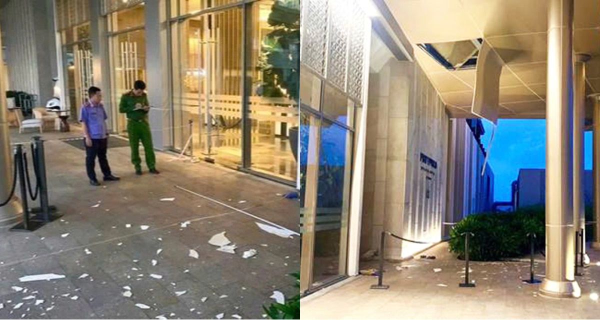 Nguồn cơn vụ người nước ngo&agrave;i rơi từ tầng 15 kh&aacute;ch sạn Đ&agrave; Nẵng, lời khai sốc của 2 người bị camera ghi lại