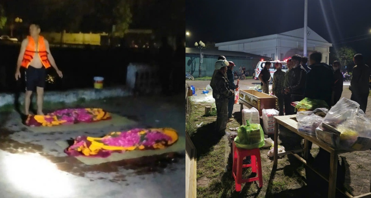 Hiện trường ph&aacute;t hiện thi thể hai học sinh lớp 8 tử vong khi c&acirc;u c&aacute; ở Nghệ An, tiết lộ diễn biến đau l&ograve;ng