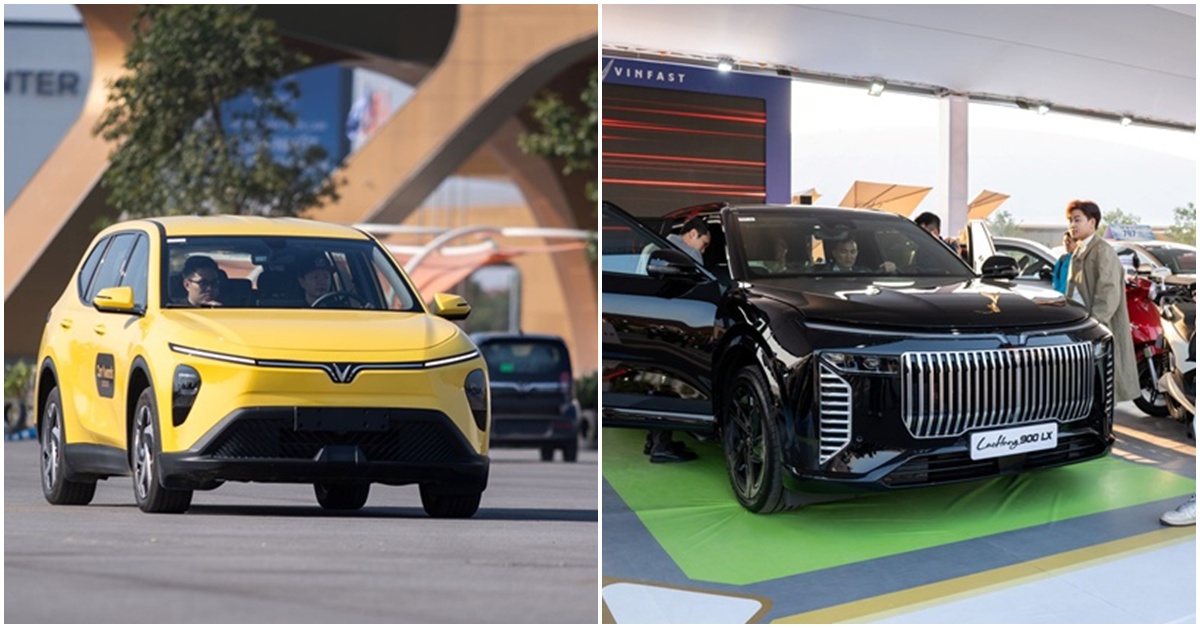 Cận cảnh kh&ocirc;ng gian 600 m2 của VinFast tại triển l&atilde;m Vietnam Mobility Show: Trải nghiệm trọn bộ xe điện Vinfast