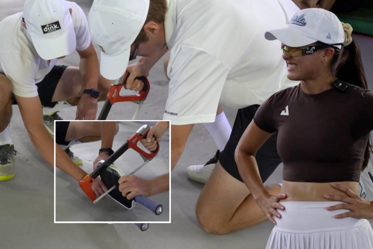 Tay vợt pickleball số 2 bị BTC cưa vợt ngay trong trận, h&agrave;nh động sau đ&oacute; g&acirc;y sững sờ