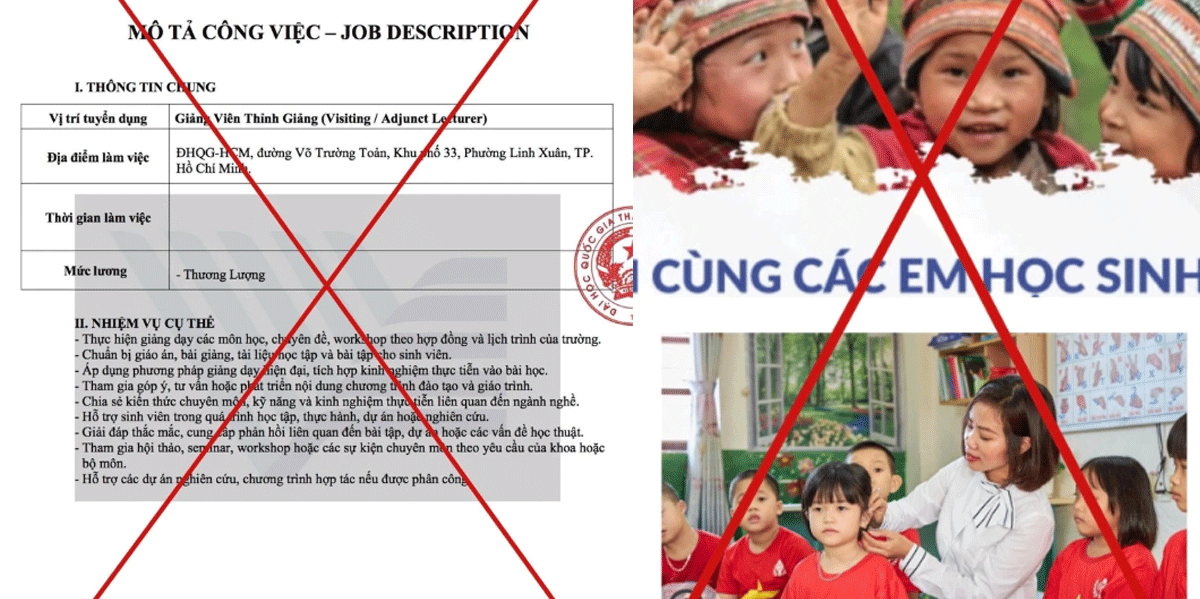 Đại học Quốc gia TPHCM cảnh b&aacute;o khẩn việc bị giả mạo tuyển dụng, k&ecirc;u gọi từ thiện, y&ecirc;u cầu đ&oacute;ng tiền