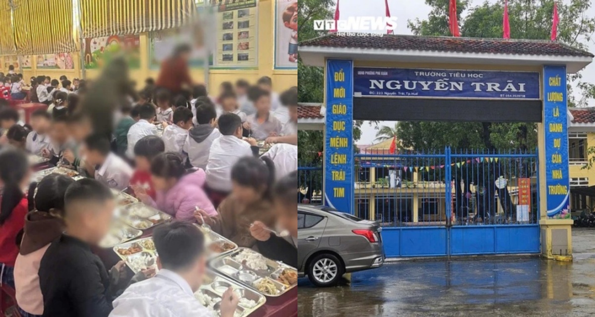 Nh&agrave; trường l&ecirc;n tiếng vụ học sinh tiểu học Huế n&ocirc;n &oacute;i sau bữa trưa b&aacute;n tr&uacute;, l&agrave;m r&otilde; nguy&ecirc;n nh&acirc;n?