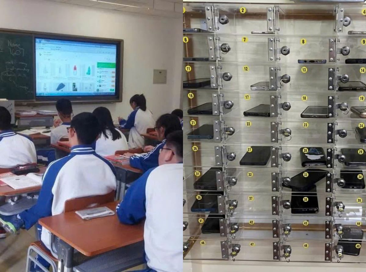 Học sinh &lsquo;hack&rsquo; tủ kh&oacute;a bằng bụi phấn để lấy điện thoại: Nh&agrave; trường phản ứng ra sao?