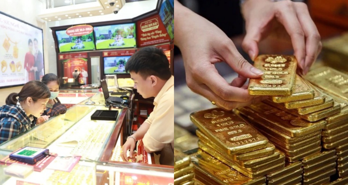 Gi&aacute; v&agrave;ng chốt phi&ecirc;n 30/12: V&agrave;ng trong nước v&agrave; thế giới đồng loạt giảm mạnh, thị trường bước v&agrave;o giai đoạn điều chỉnh