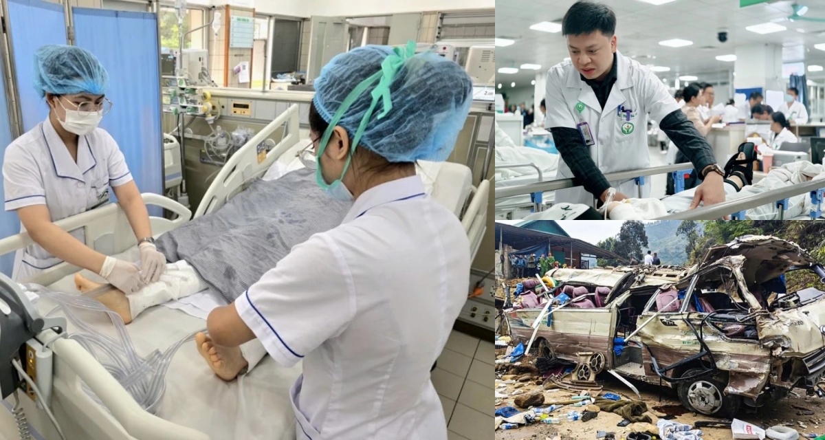 Diễn biến mới vụ lật xe từ thiện L&agrave;o Cai: 2 nạn nh&acirc;n nguy kịch nhất đ&atilde; tỉnh, 7 người c&ograve;n lại hiện ra sao?