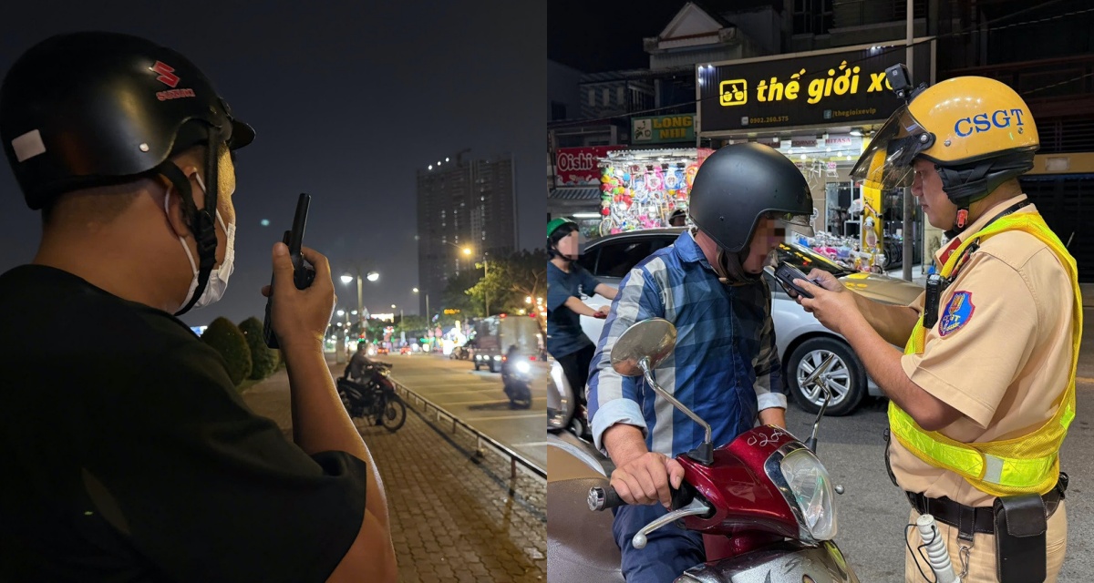 CSGT TPHCM mật phục gần qu&aacute;n nhậu, ph&aacute;t hiện nhiều t&agrave;i xế vi phạm nồng độ cồn, mức xử phạt nặng