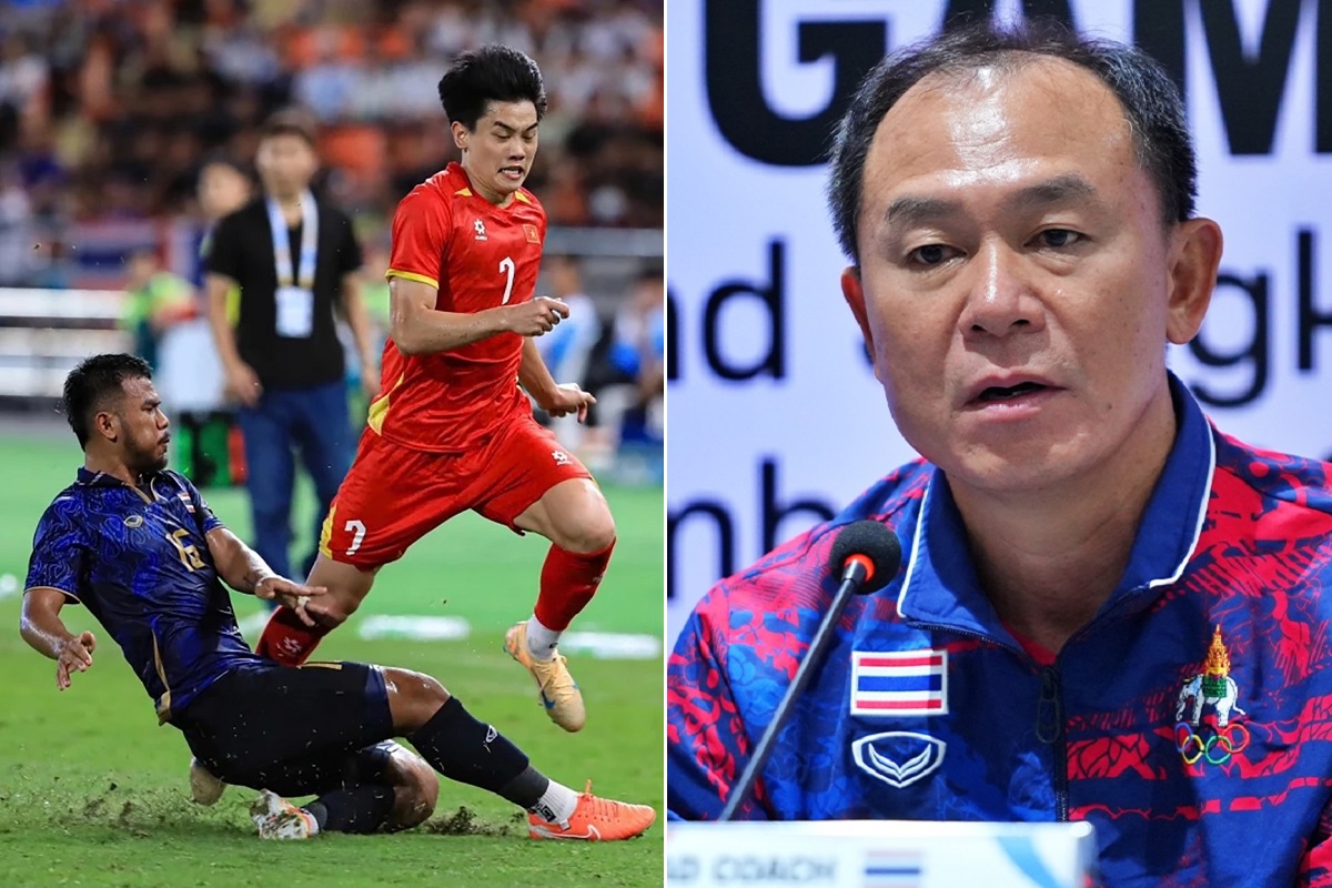 Mất kiểm so&aacute;t sau trận thua U23 Việt Nam, HLV U23 Th&aacute;i Lan tuyệt vọng trước VCK U23 ch&acirc;u &Aacute; 2026