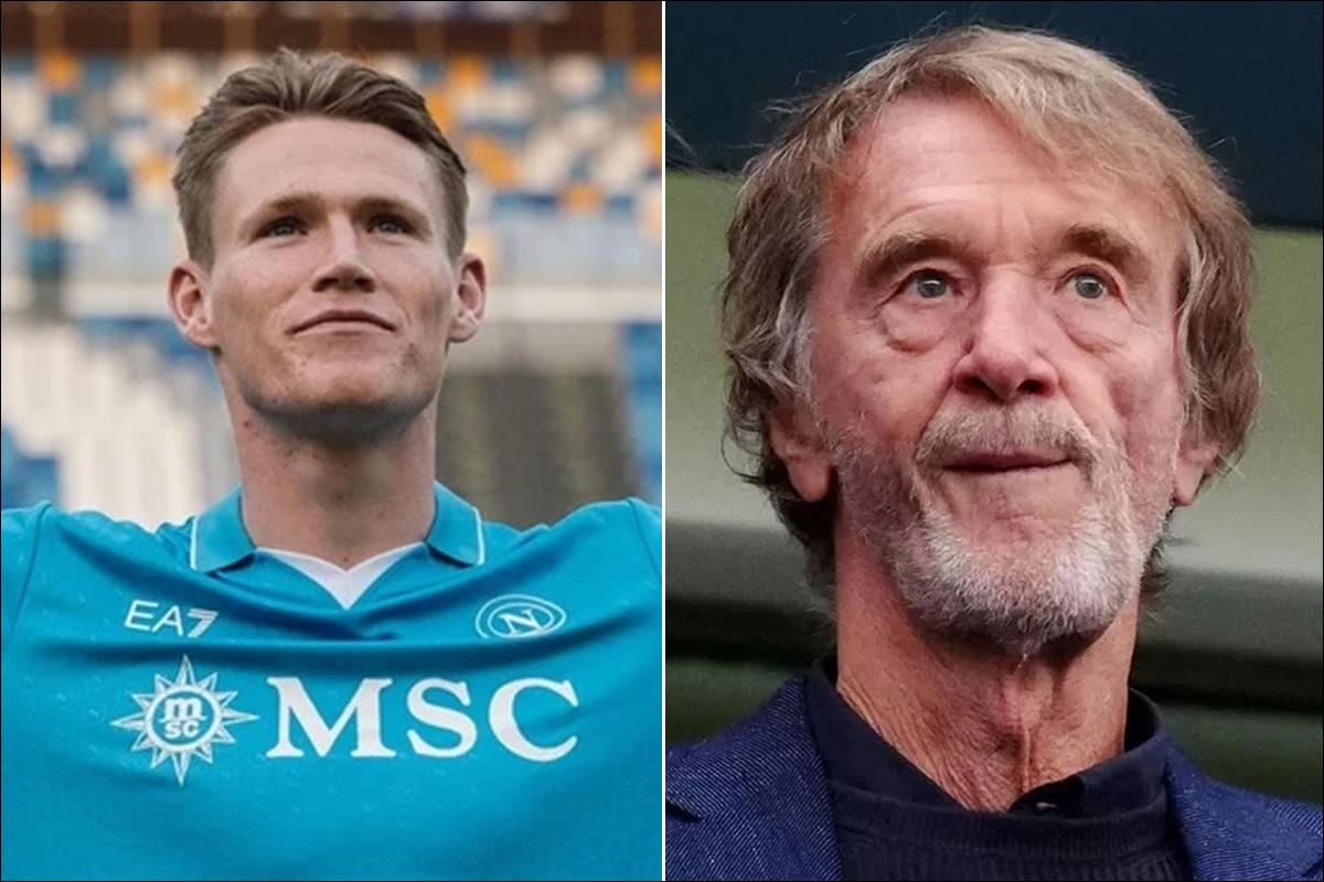 Napoli b&aacute;o gi&aacute; McTominay cho Manchester United, Sir Jim Ratcliffe chi đậm t&aacute;i hợp người cũ?