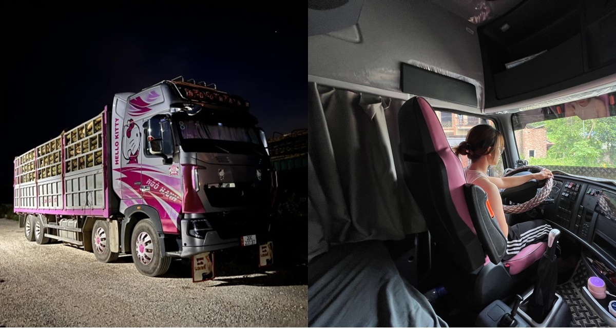 Nữ TikToker l&aacute;i container l&ecirc;n tiếng về vụ chặn xe tranh c&atilde;i với t&agrave;i xế xe tải v&igrave; nghĩ bị tr&ecirc;u ghẹo