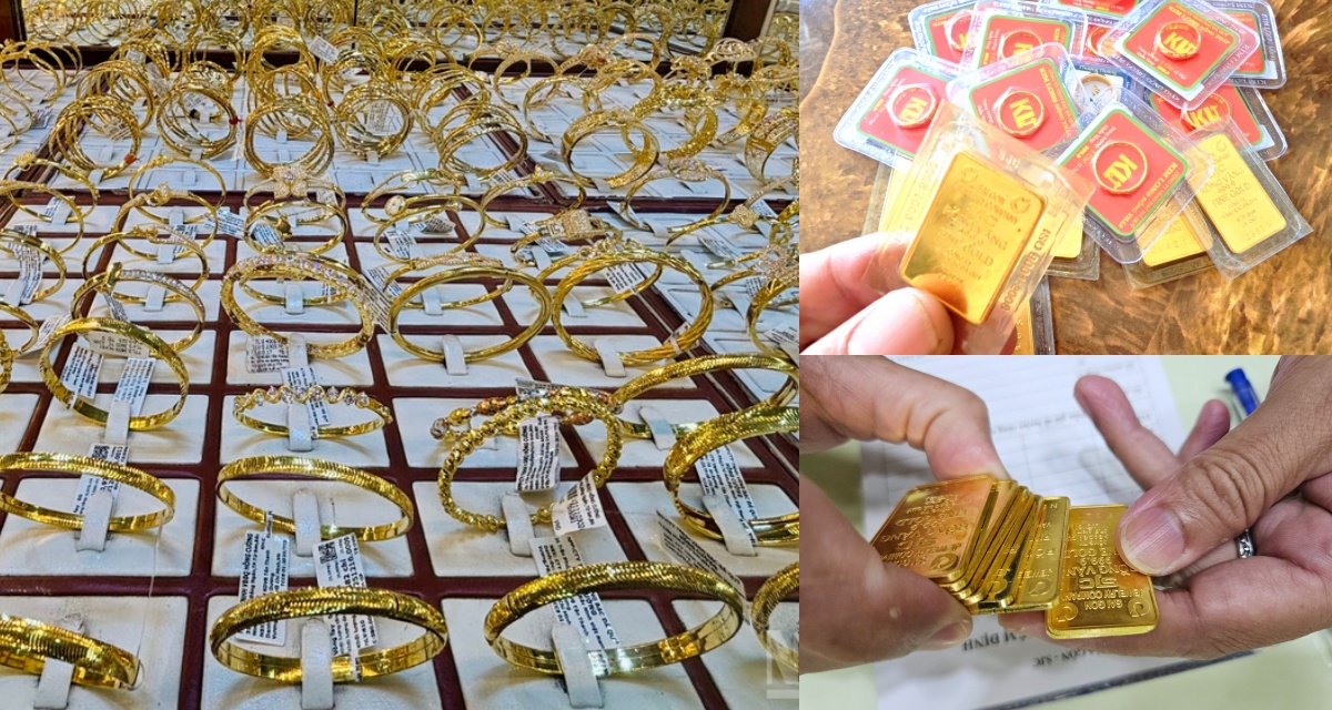 Mở cửa năm mới 1/1/2026, gi&aacute; v&agrave;ng h&ocirc;m nay trượt s&acirc;u, v&agrave;ng miếng v&agrave; v&agrave;ng nhẫn đồng loạt lao dốc khiến thị trường dậy s&oacute;ng