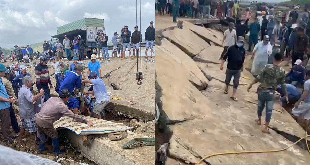 Hiện trường thương t&acirc;m vụ sập bờ k&egrave; ở Đắk Lắk khiến 4 người tử vong tại chỗ, h&eacute; lộ danh t&iacute;nh c&aacute;c nạn nh&acirc;n