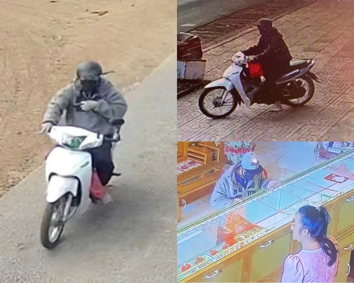 Vụ cướp tiệm v&agrave;ng đầu năm ở L&acirc;m Đồng: 4 lượng v&agrave;ng &ldquo;bốc hơi&rdquo; trong chớp mắt, c&ocirc;ng an truy bắt khẩn